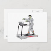 Zombie Postkarte (Vorne/Hinten)