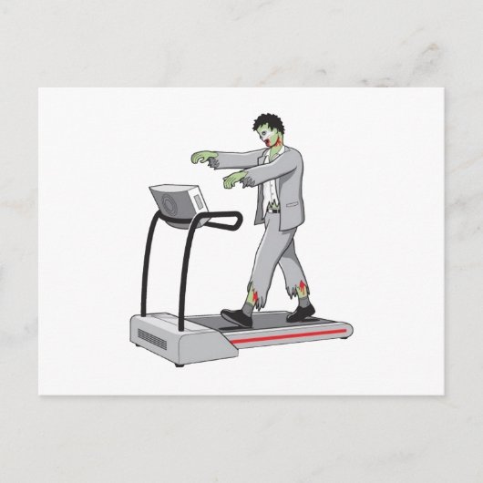 Zombie Postkarte (Vorderseite)