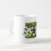 Zombie Power Up Gamer Grafik Kaffeetasse (Vorderseite Links)