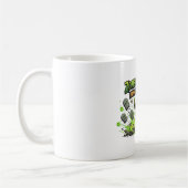Zombie Power Up Gamer Grafik Kaffeetasse (Links)