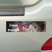 Zombie-Prinzessin Autoaufkleber (Auf Auto)