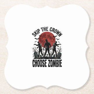 Zombie Prinzessin Shirt Vintage Horror Grafik_1 Untersetzer