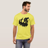 Zombie Procession Silhouette T Shirt (Vorne ganz)