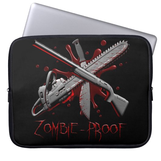 Zombie-Proof-Laptop-Sieb Laptopschutzhülle (Vorderseite)