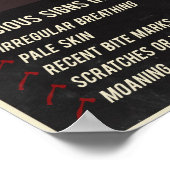 Zombie-Propaganda Poster (Ecke)