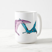 Zombie Pterodactyls Kaffeetasse (VorderseiteRechts)