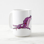 Zombie Pterodactyls Kaffeetasse (Vorderseite Links)