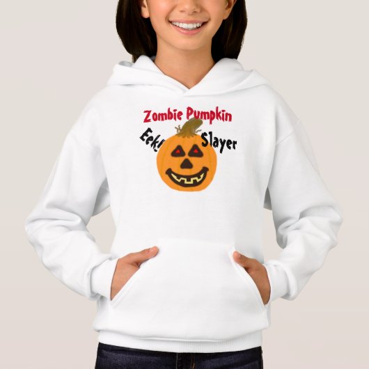 Zombie Pumpkin Slayer Hoodie (Vorderseite)