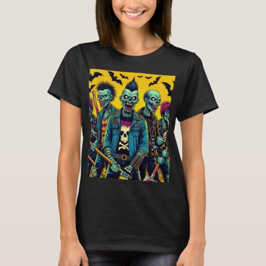 Zombie Punk Band T-Shirt (Vorderseite)