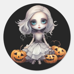 Zombie-Puppe Runder Aufkleber