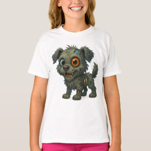 Zombie Puppy Niedlich Halloween Hundeshirt T-Shirt