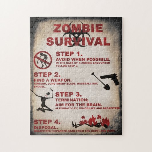 Zombie-Puzzle Puzzle (Vertikal)