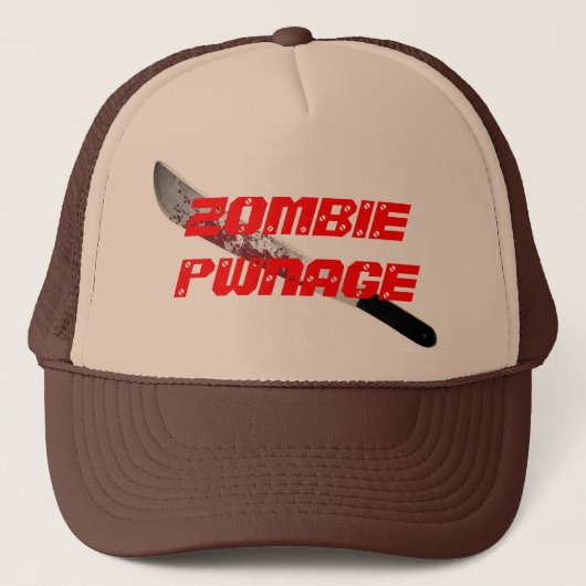 ZOMBIE PWNAGE TRUCKERKAPPE (Vorderseite)