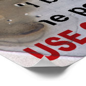 Zombie Quarantäne - Militärzeichen Poster (Ecke)