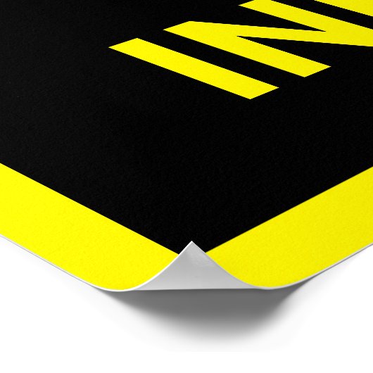 Zombie Quarantine Halloween Requip Poster (Ecke)