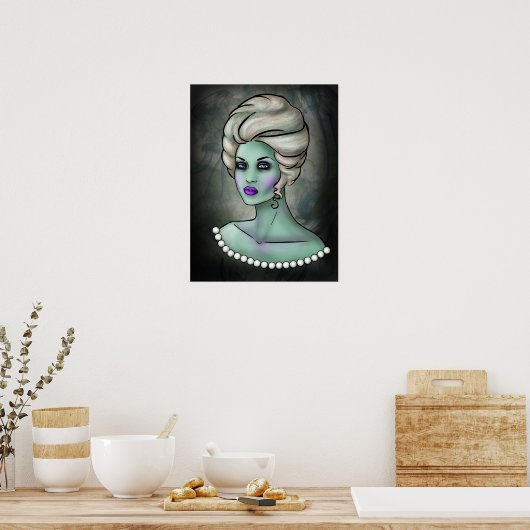 Zombie Queen Poster (Küche)
