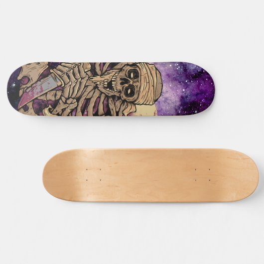 Zombie Rache Night Stars Skateboard (Horizontal)