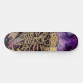 Zombie Rache Night Stars Skateboard (Horizontal)