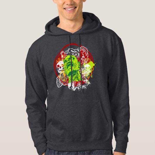 Zombie Raid Hoodie (Vorderseite)