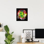 Zombie Raid Poster (Heimbüro)