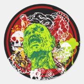 Zombie Raid Stickers (Vorderseite)