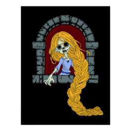 Zombie Rapunzel Poster