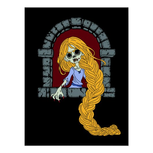 Zombie Rapunzel Poster (Vorderseite)