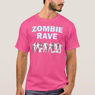 Zombie Rave Optische Illusion Trippy Motivierend T-Shirt