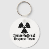 Zombie-Reaktion Schlüsselanhänger (Vorderseite)