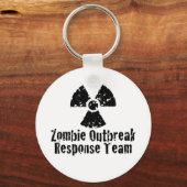 Zombie-Reaktion Schlüsselanhänger (Vorderseite)