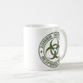 Zombie-Reaktion-Team Kaffeetasse (VorderseiteRechts)