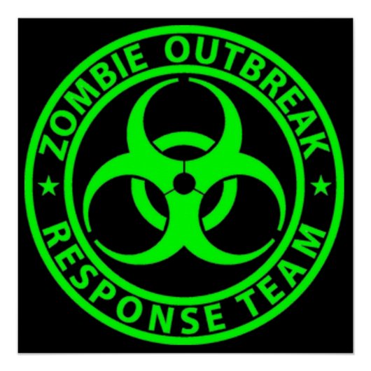 Zombie-Reaktion-Team-Signierung Poster (Vorderseite)