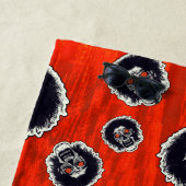 ZOMBIE Red Eyes B Strandtuch (Beispiel)