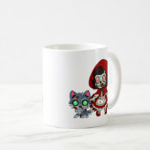 Zombie Red Riding Hood Kaffeetasse (VorderseiteRechts)