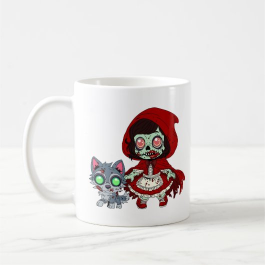 Zombie Red Riding Hood Kaffeetasse (Links)