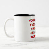 Zombie-Reise Zweifarbige Tasse (Links)