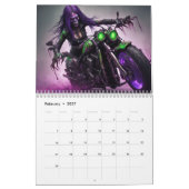 Zombie-Reiter-Kunstkalender Kalender (Feb 2027)