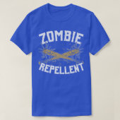 Zombie Repellent Happy Halloween Trick oder Behand T-Shirt (Design vorne)