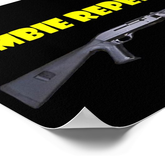 ZOMBIE REPELLENT POSTER (Ecke)