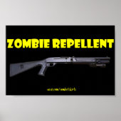 ZOMBIE REPELLENT POSTER (Vorne)
