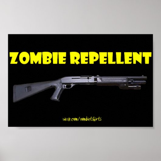 ZOMBIE REPELLENT POSTER (Vorne)