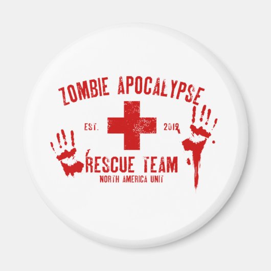 Zombie Rescue Team.png Magnet (Vorne)