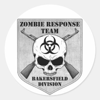 Zombie Response Team: Abteilung Bakersfield Runder Aufkleber