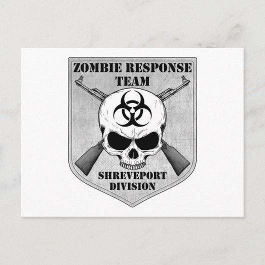 Zombie Response-Team: Abteilung "Handel" Einladungspostkarte (Vorderseite)