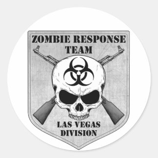 Zombie Response Team: Abteilung Las Vegas Runder Aufkleber