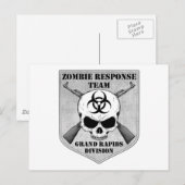 Zombie Response Team: Große Rapid Division Postkarte (Vorne/Hinten)