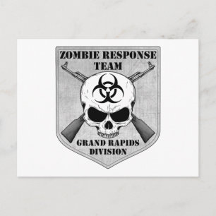 Zombie Response Team: Große Rapid Division Postkarte