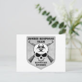 Zombie Response Team: Kentucky Division Postkarte (Stehend Vorderseite)