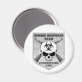 Zombie Response Team Magnet (Vorderseite/Rückseite)