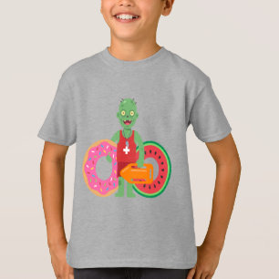 Zombie-Rettungsschwimmer-Poolparty-T-Shirt T-Shirt